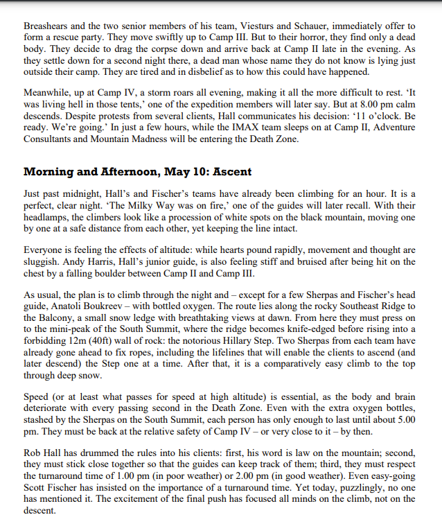 sunshine of Base Camp staring at the beauty of the world's highest