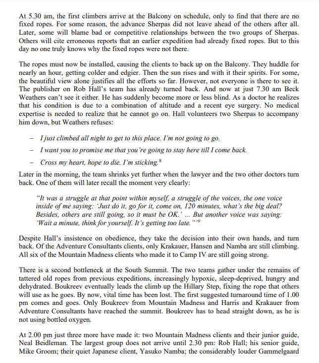 mountain, hoping and praying for benevolence from the mountain, the weather and