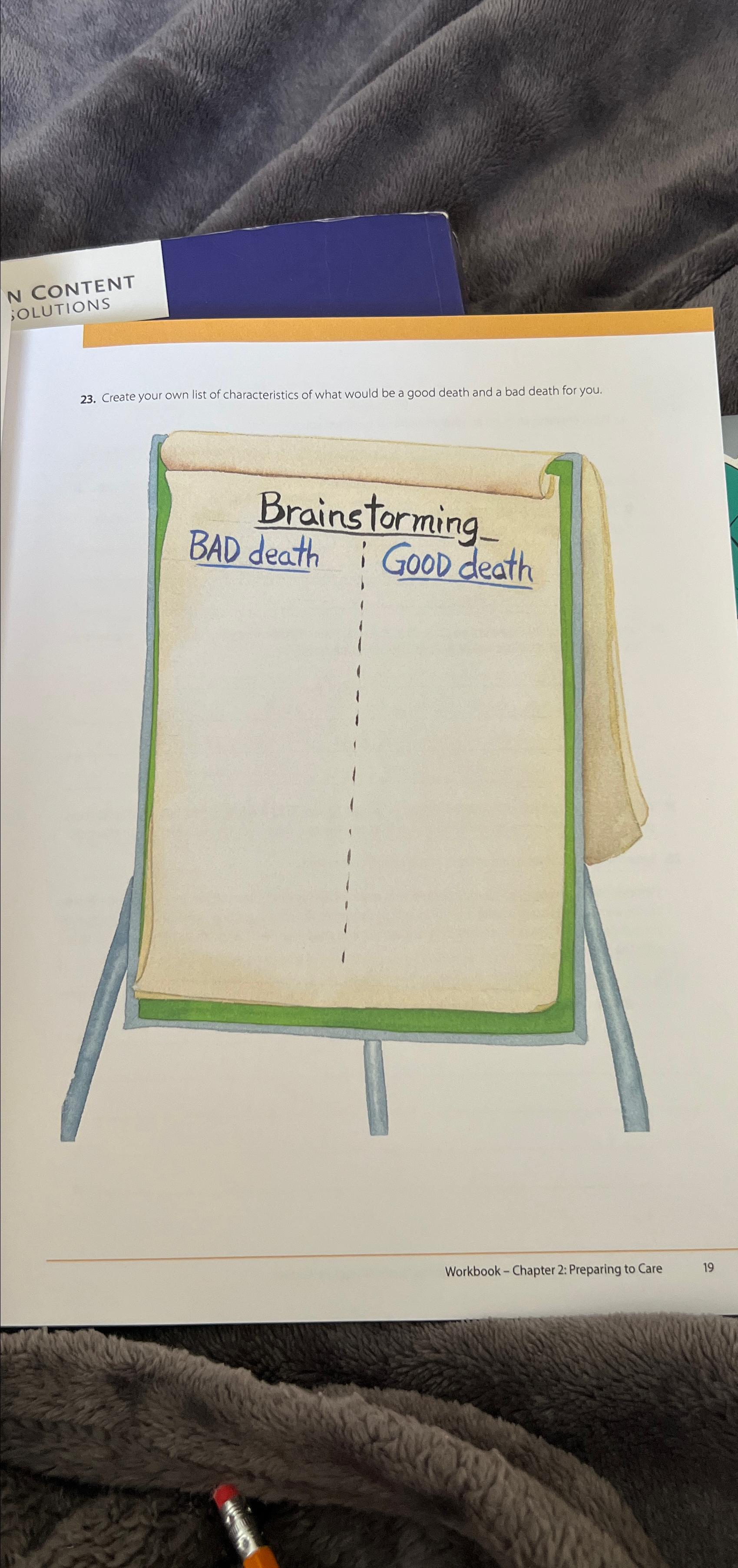  Brainstorming BAD death iGOOD death 