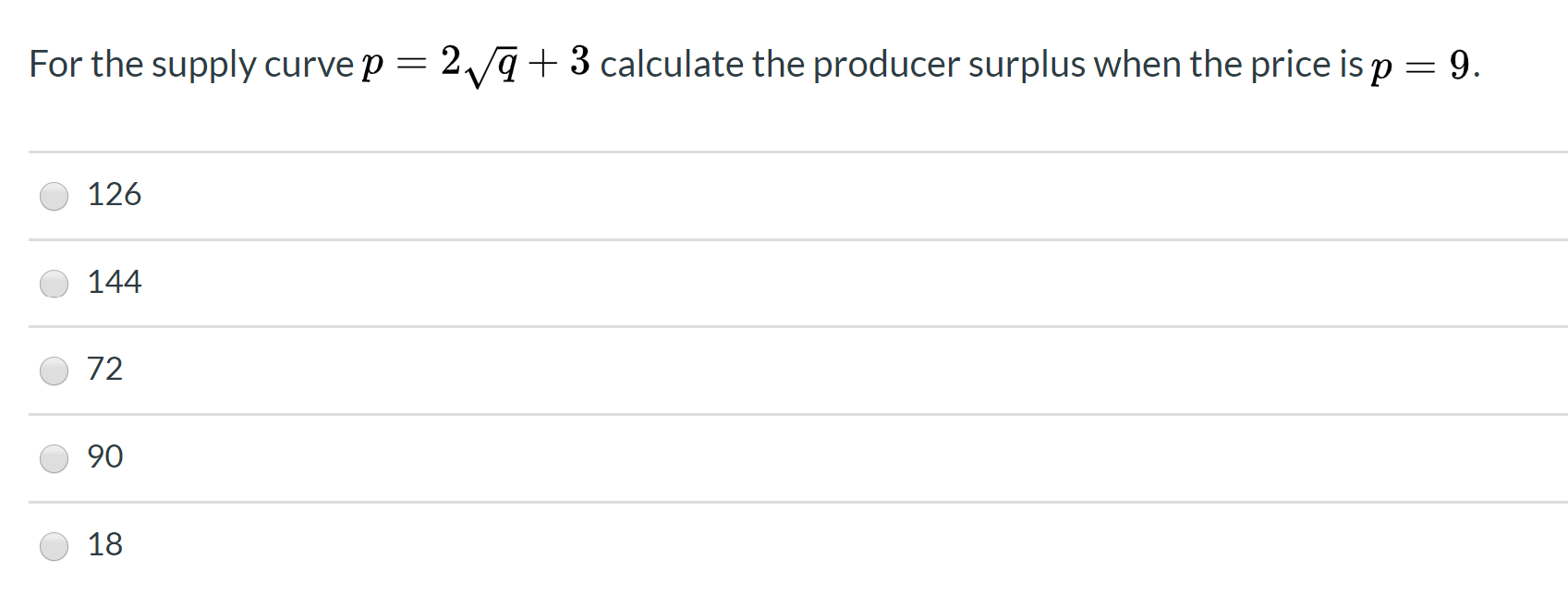 Please explain the right answer on the attached For the supply curve