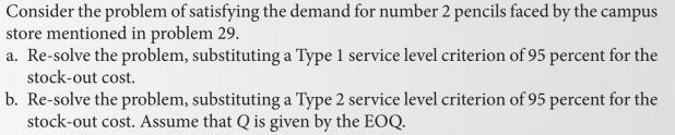 2 Annual demand for number 2 pencils at the campus store is