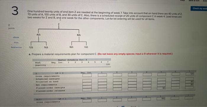 please step by steo or with excel formulas One hundred twenty