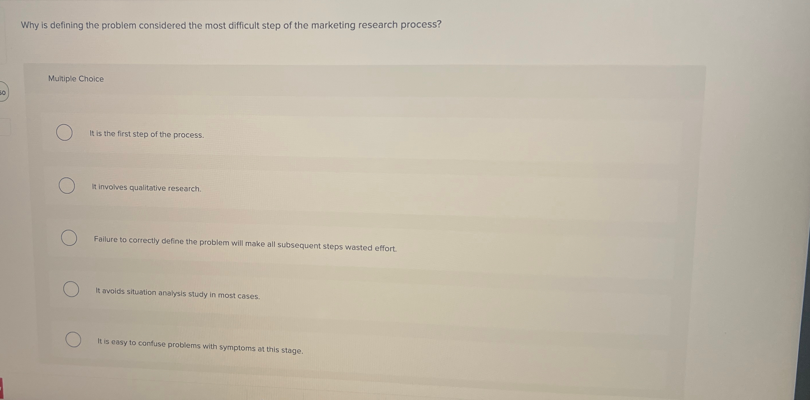  Why is defining the problem considered the most difficult step of