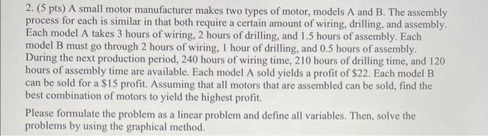 must be solved with the proper cells in excel please 2. (5