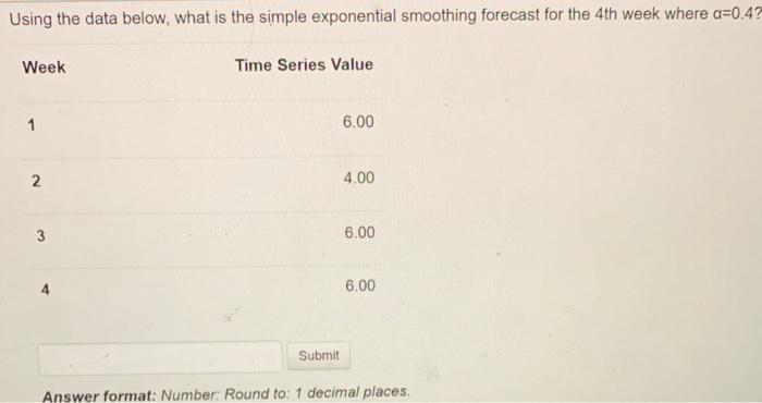 for the 3rd week where a=0.3 ? Answer format: Number: Round to: