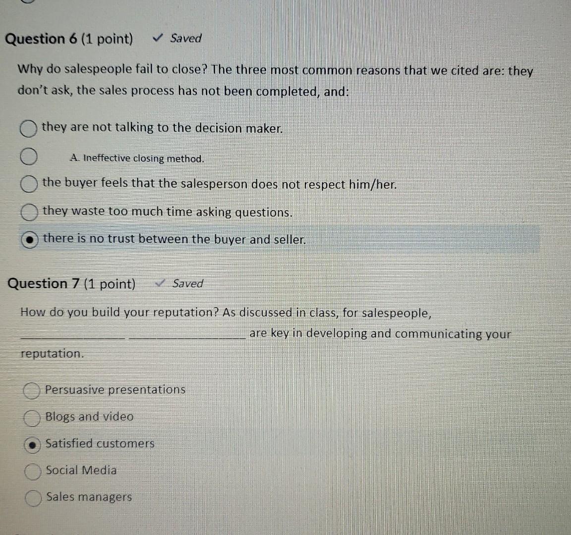 Why do salespeople fail to close? The three most common reasons