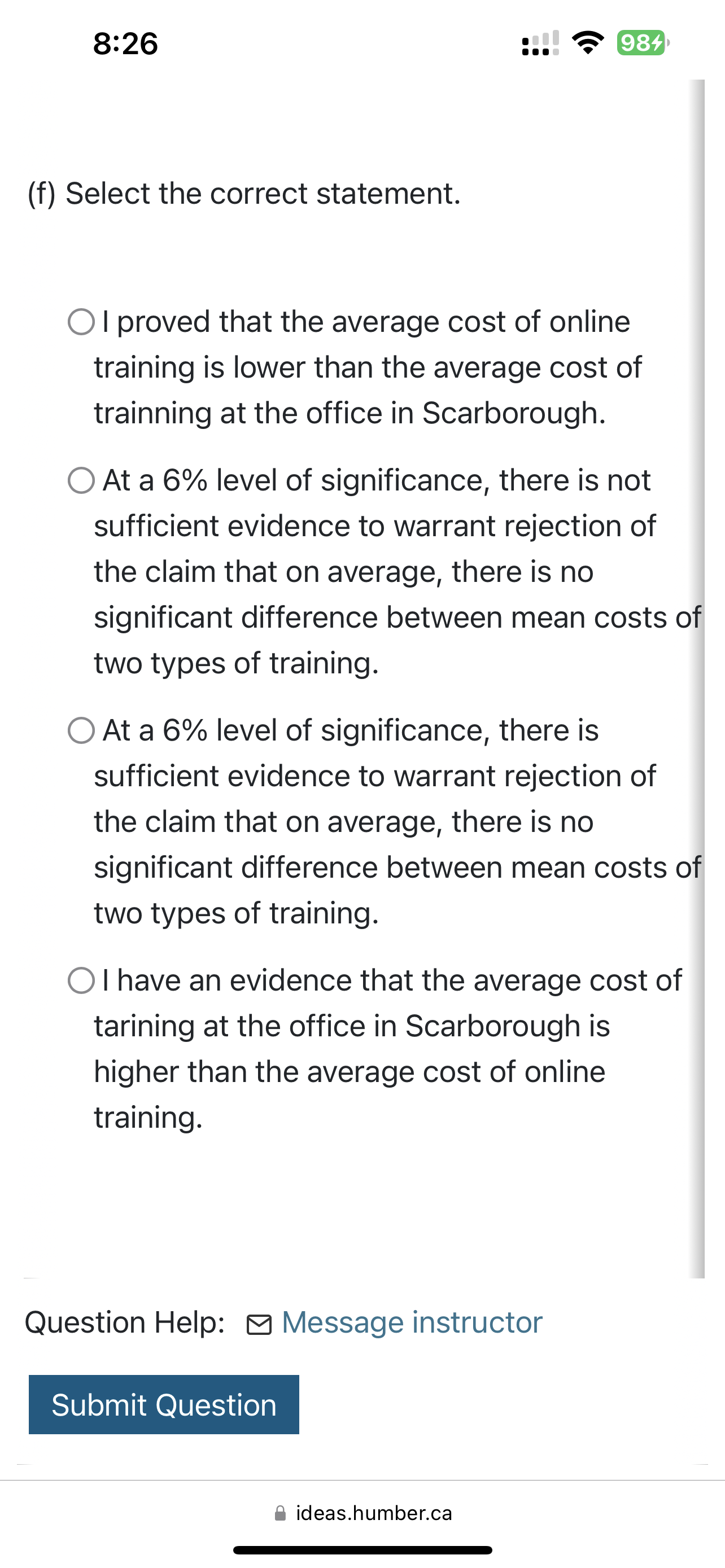 correct sign for the test statistic and round your answer to 3
