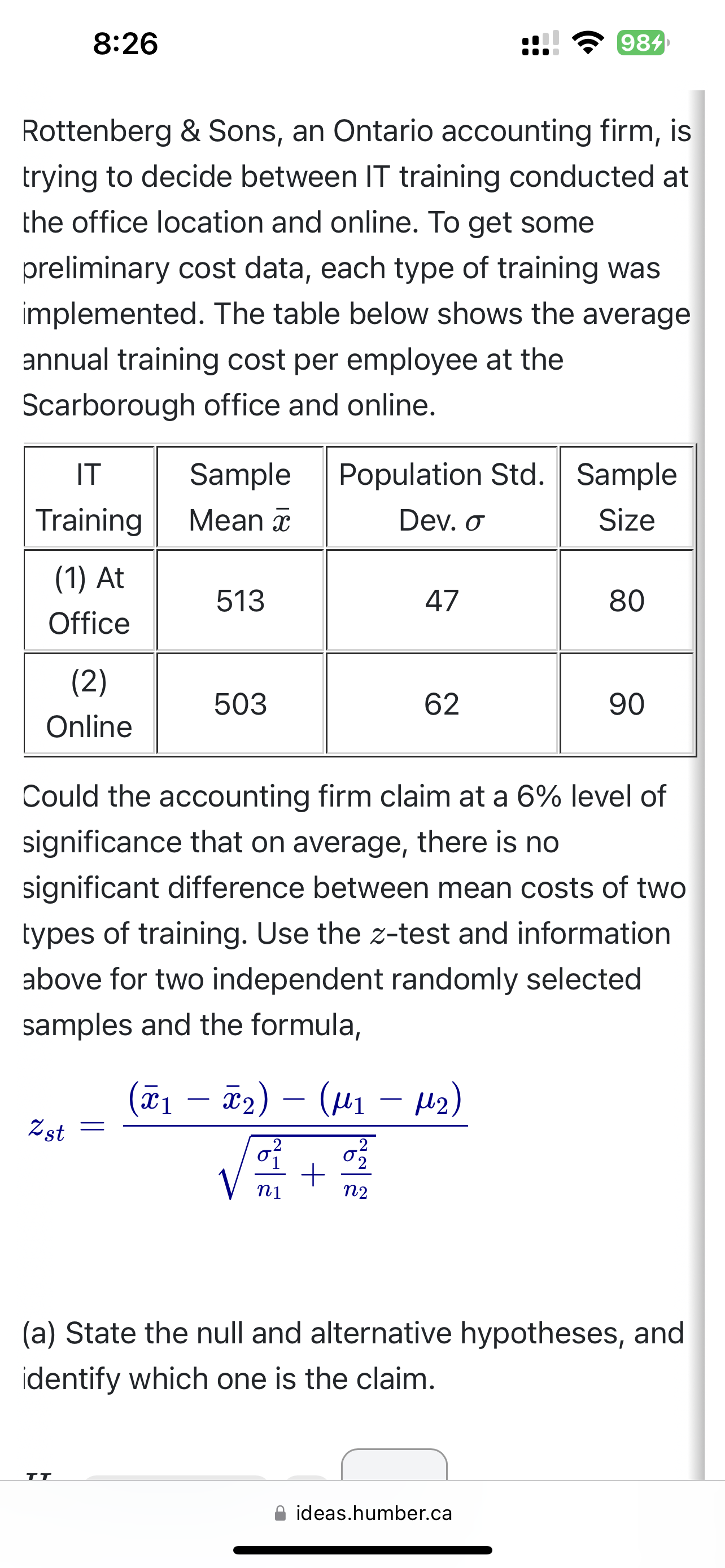 (in terms of H0 and H1)? 0 Support H0 and support H1
