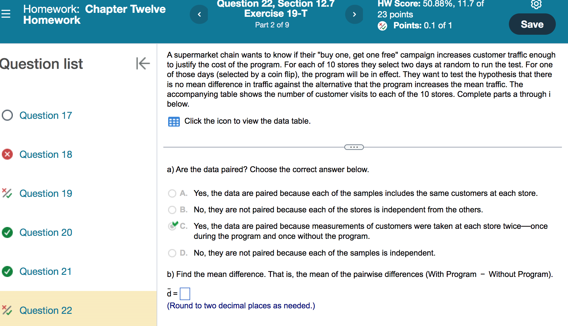 different designs. The accompanying table shows the data from five randomly chosen
