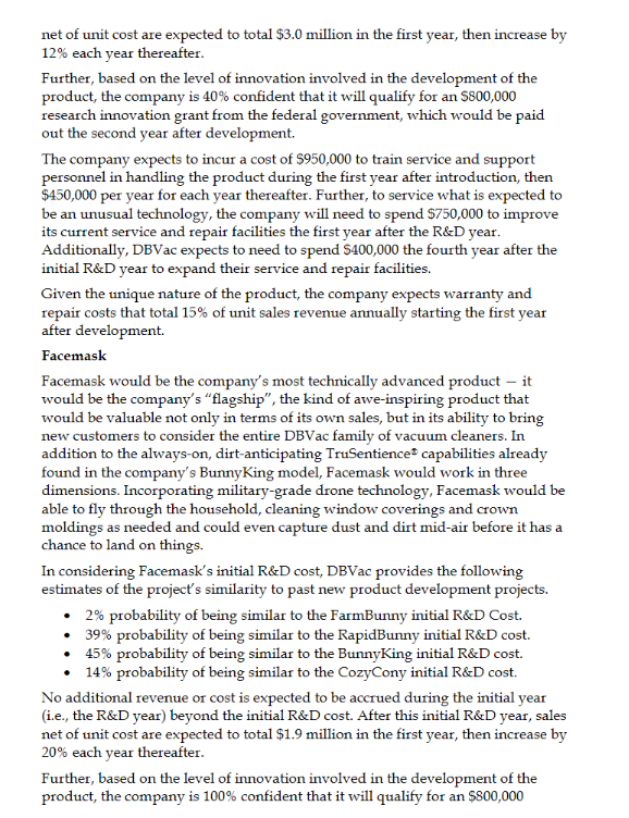 (as calculated in 3a) for each of the three options. Use a