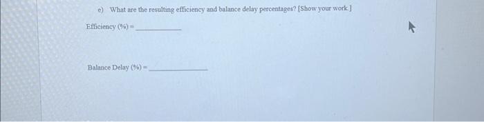 Compute the cycle time (in minutes) to achieve the desired output rate.