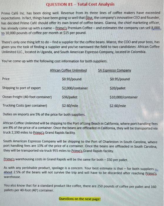 Please fill out all Excel tables by either multiplying or dividing. QUESTION