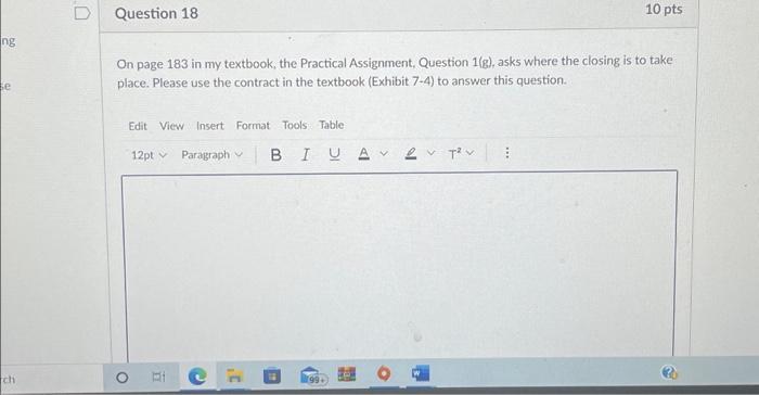 please help!! On page 183 in my textbook, the Practical Assignment, Question