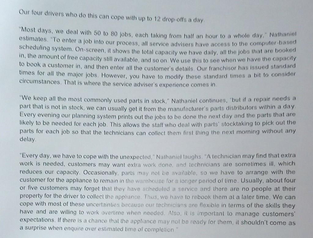 premier appliance store called KPC. Together with his team. Nathanial acts as