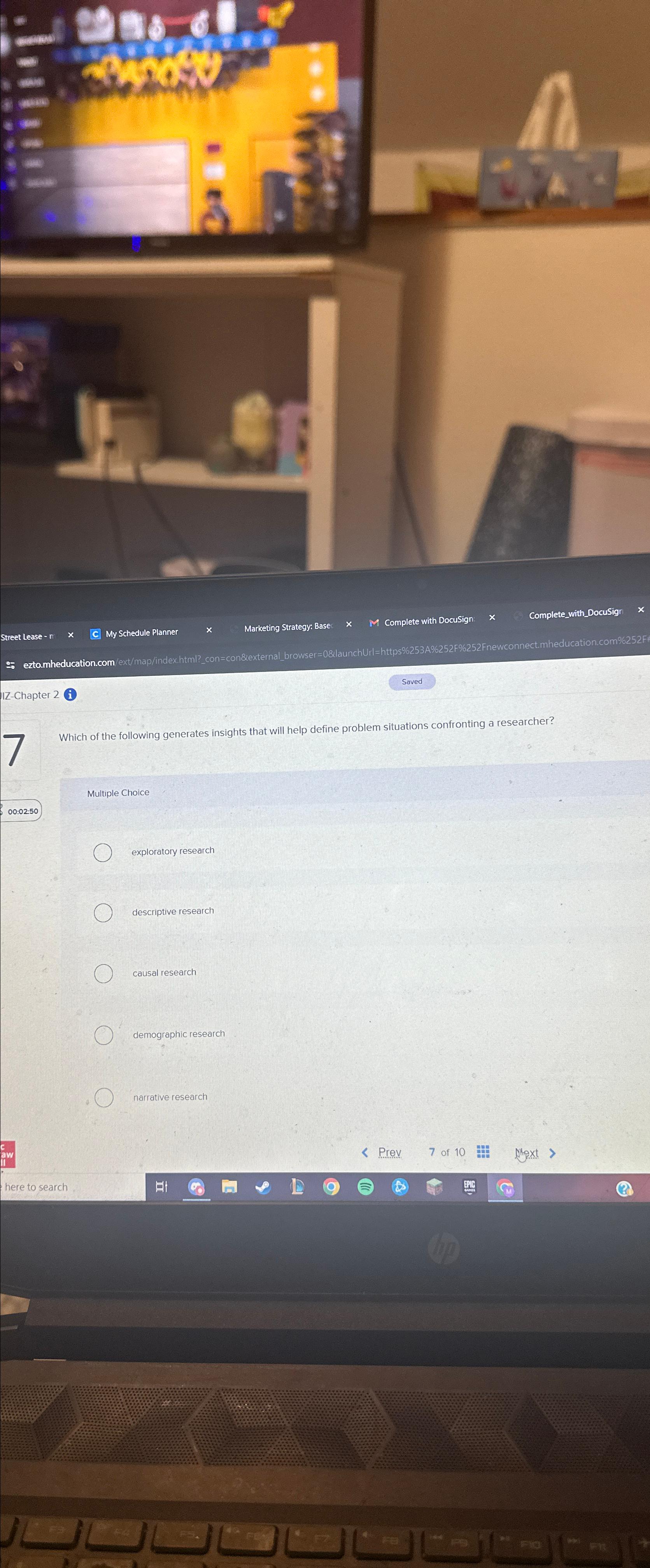  :. IZ-Chapter 2 (i) Saved Which of the following generates insights