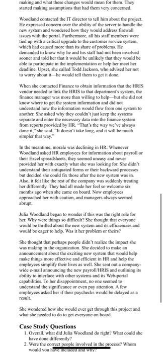 He expressed concern over the ability of the server to handle the