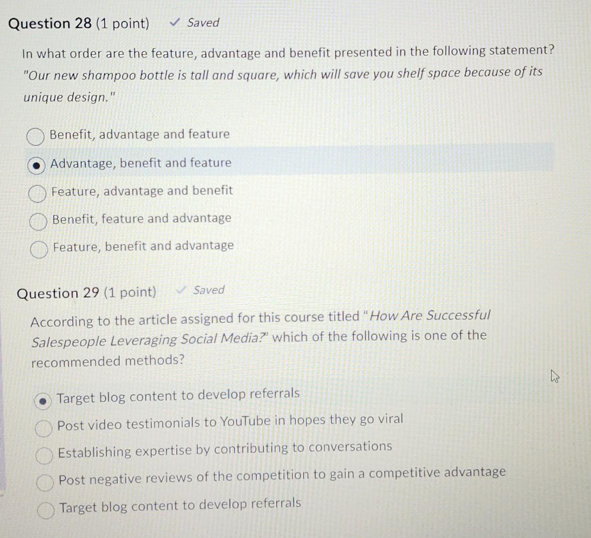 which of the following are two of the recommendations from the author