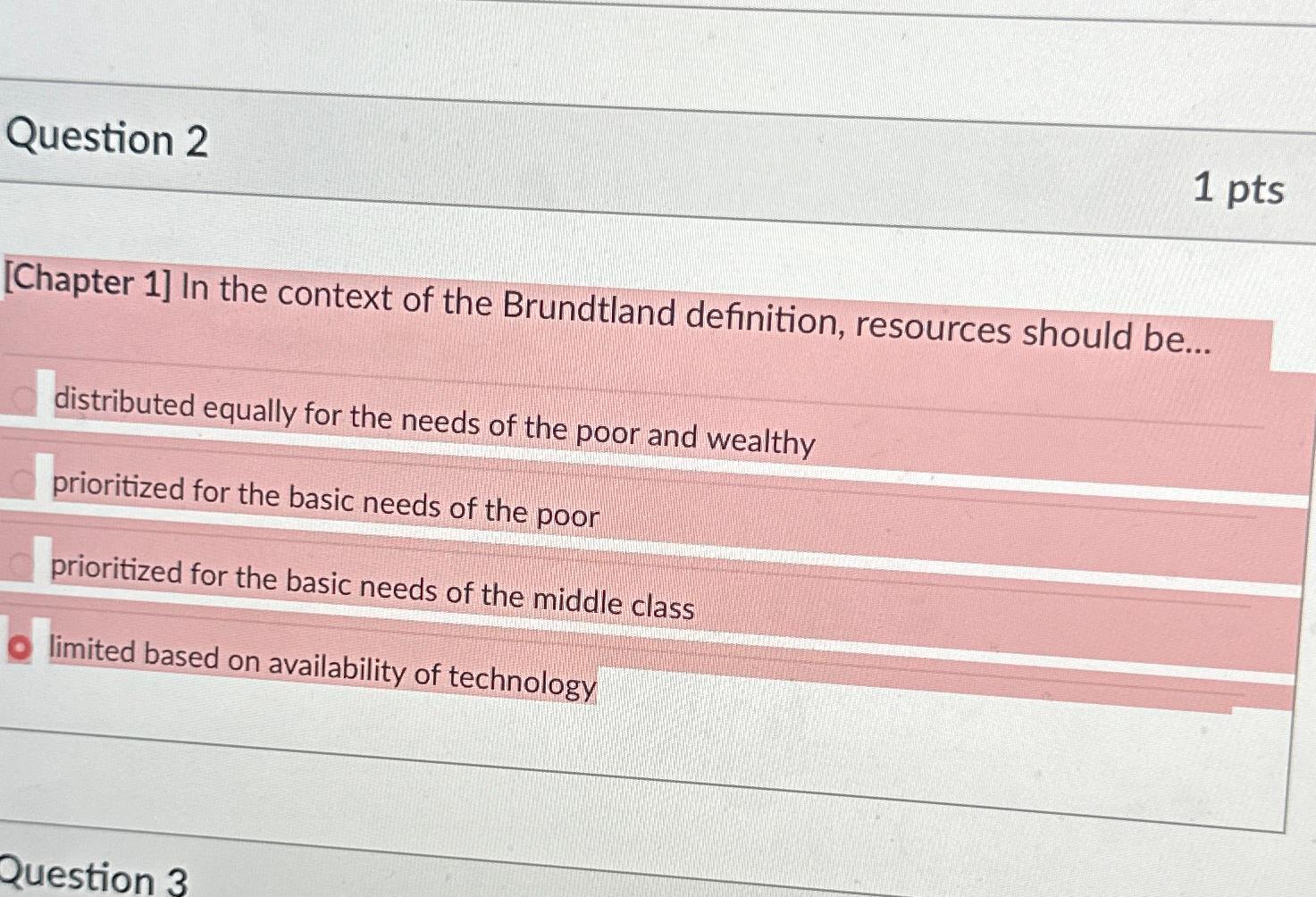  Question 2 1 pts [Chapter 1] In the context of the