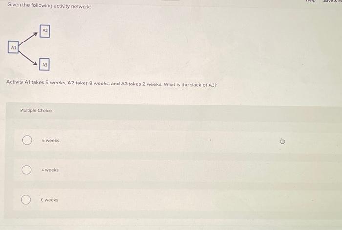 a project shown below. Figure 19.17 The activity times are 2,4,3,7,8,3,1, and