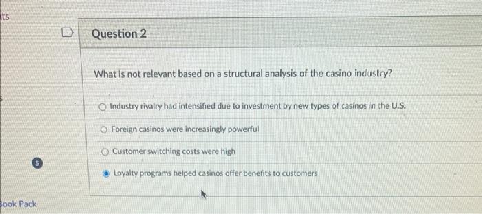  What is not relevant based on a structural analysis of the