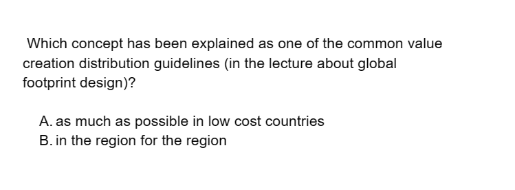  Which concept has been explained as one of the common value