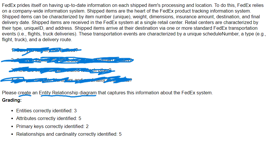  FedEx prides itself on having up-to-date information on each shipped item's