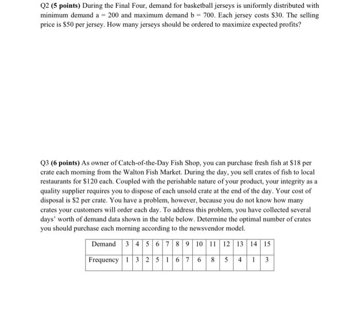 please explain and give correct answer Q2 (5 points) During the Final