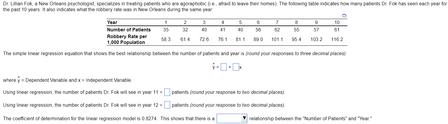  y^=+: where y^= Dependent Variable and x= Independent Variable. Using linear