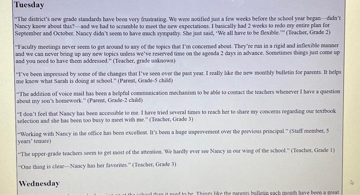 of parents, faculty, and staff of an elementary school by request of