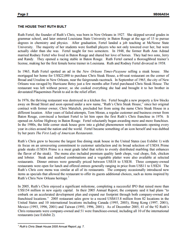 following questions. Please assume: *that you are a senior member of John