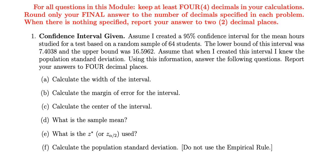 For question 3 I only need help with letters: C & D