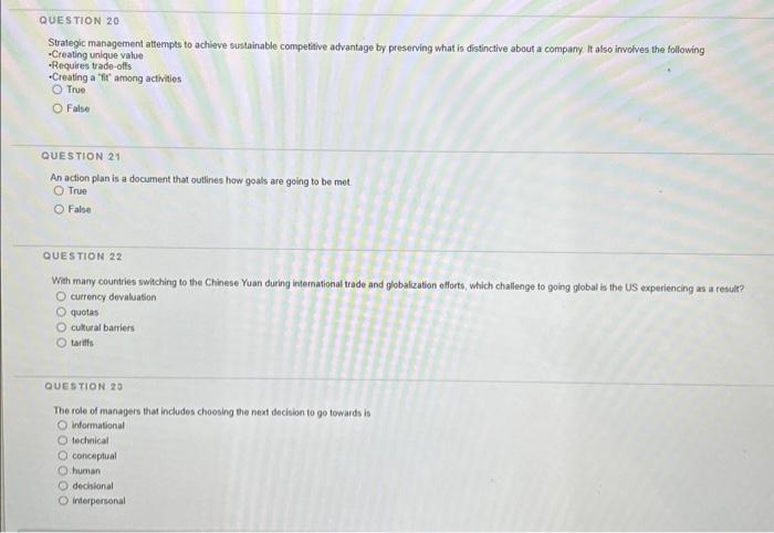 rule. True False QUESTION 37 Which of the supporting forces of innovation