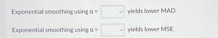 to decide which of the two models produced a better forecast. (Round