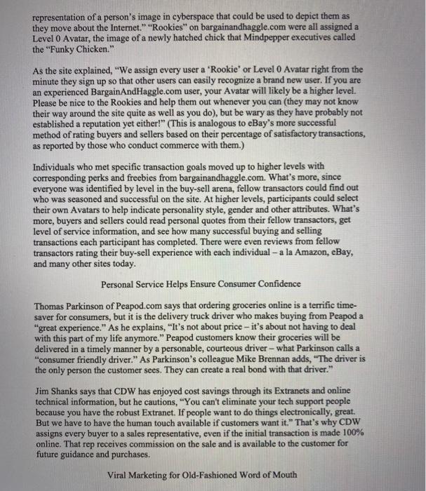 web sites that do this well. Locate a web site that "humanizes"