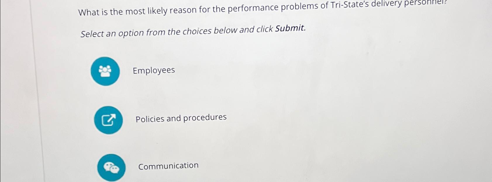  What is the most likely reason for the performance problems of
