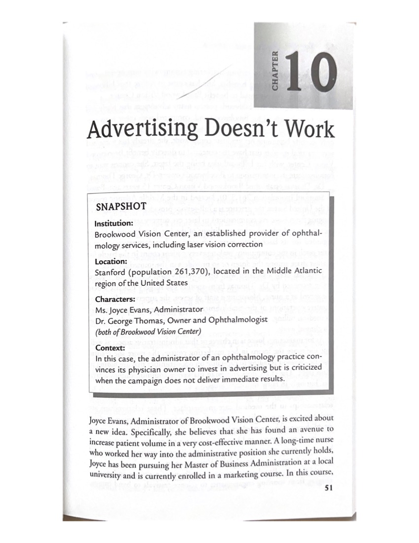  Please answer all questions. Thank you Advertising Doesn't Work Joyce Evans,