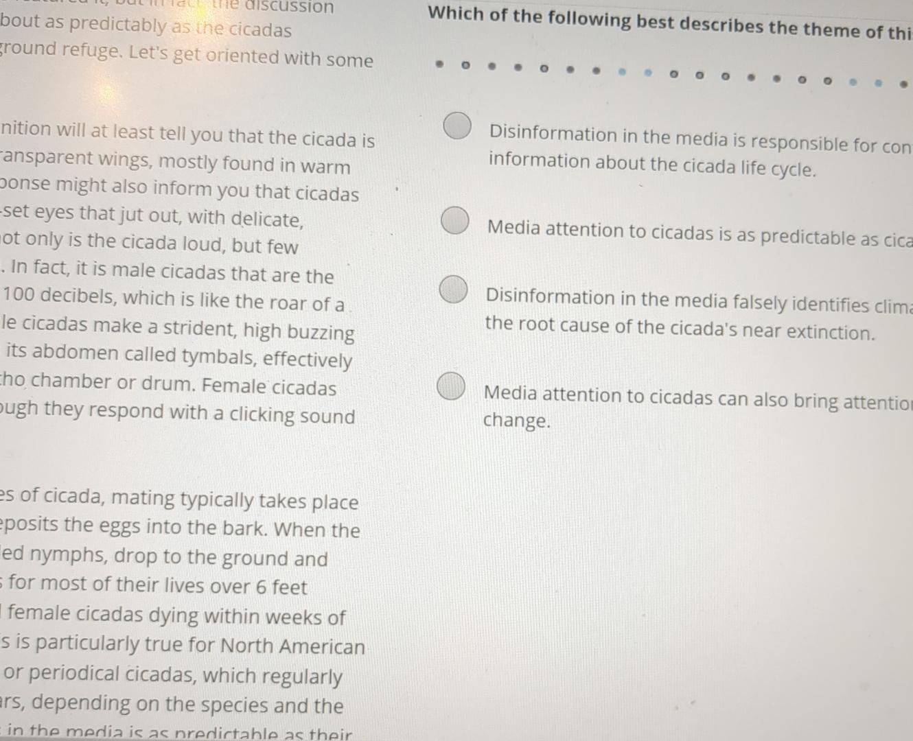  bout as predictably as the cicadas rround refuge. Let's get oriented