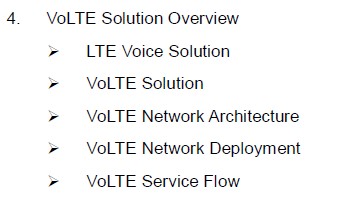  Explaing widly with referencies these VoLTE Solution Overview LTE Voice Solution