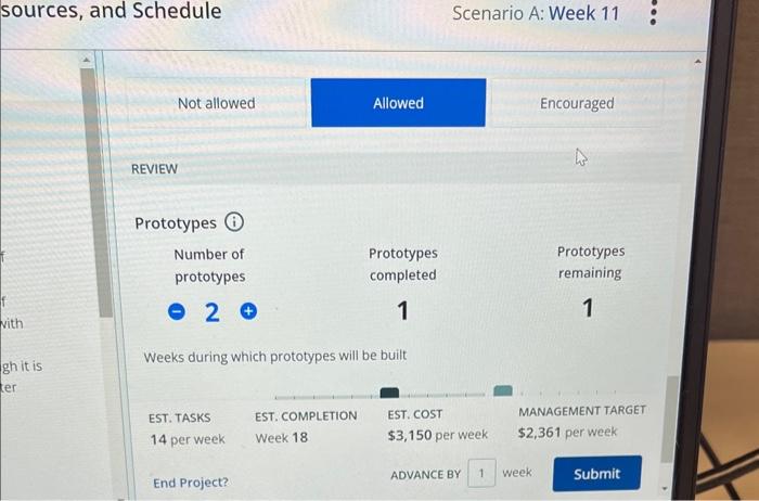 ramp up your response by providing for the most urgent needs first