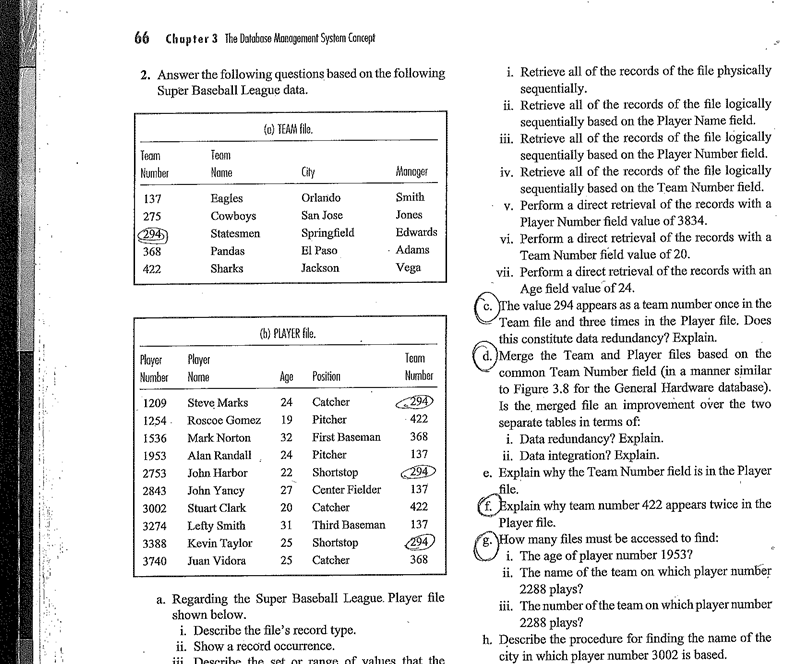 I only need help with the ones that are circle in the