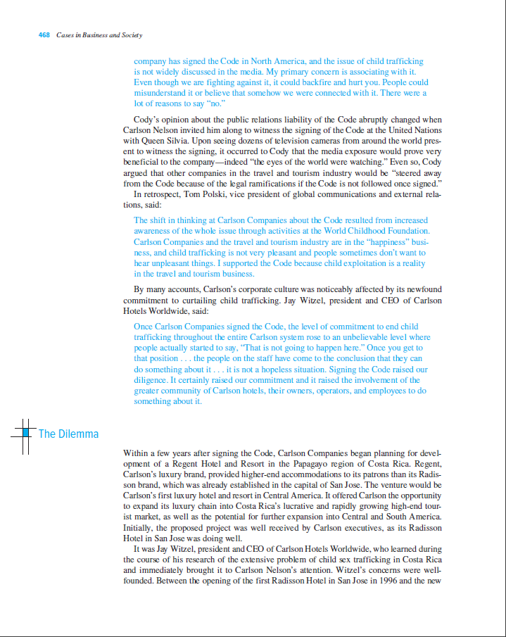 stakeholders; what were the outcomes (whether positive or negative - and for