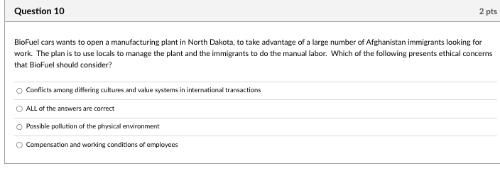 are receiving funds. Which argument AGAINST socially responsible activities is shown by