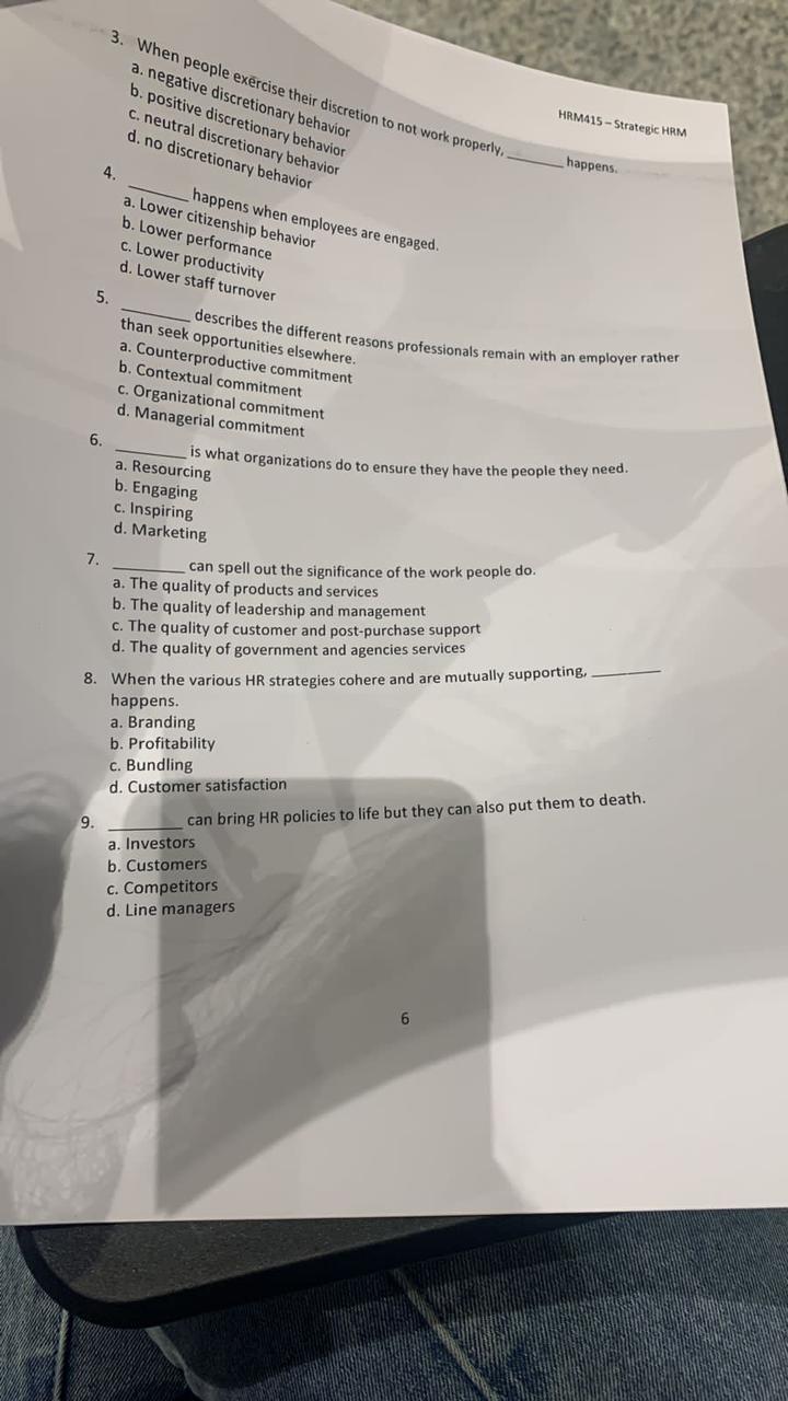  solve this all please 3. When people exercise their discretion to