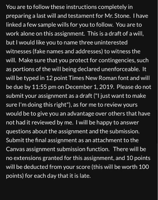 You have been assigned a wealthy client, Jeff Stone, who has come