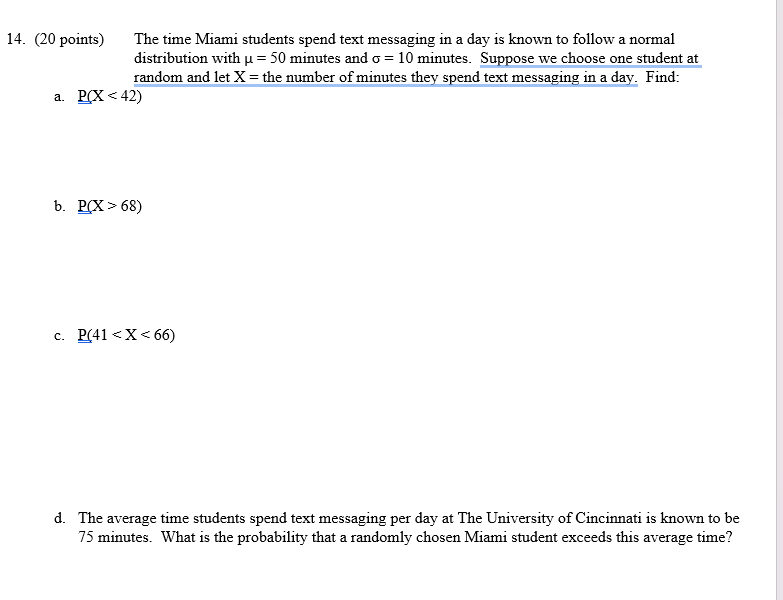 A) True B) False 3. The sampling distribution of x from a