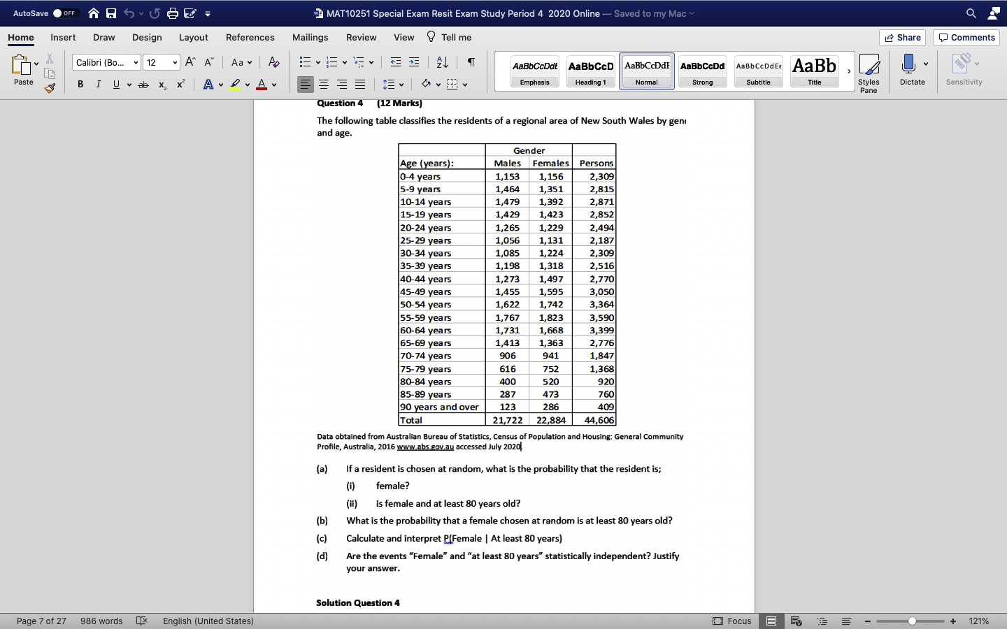 please use correct formulae and confidence level 95% if needed AutoSave