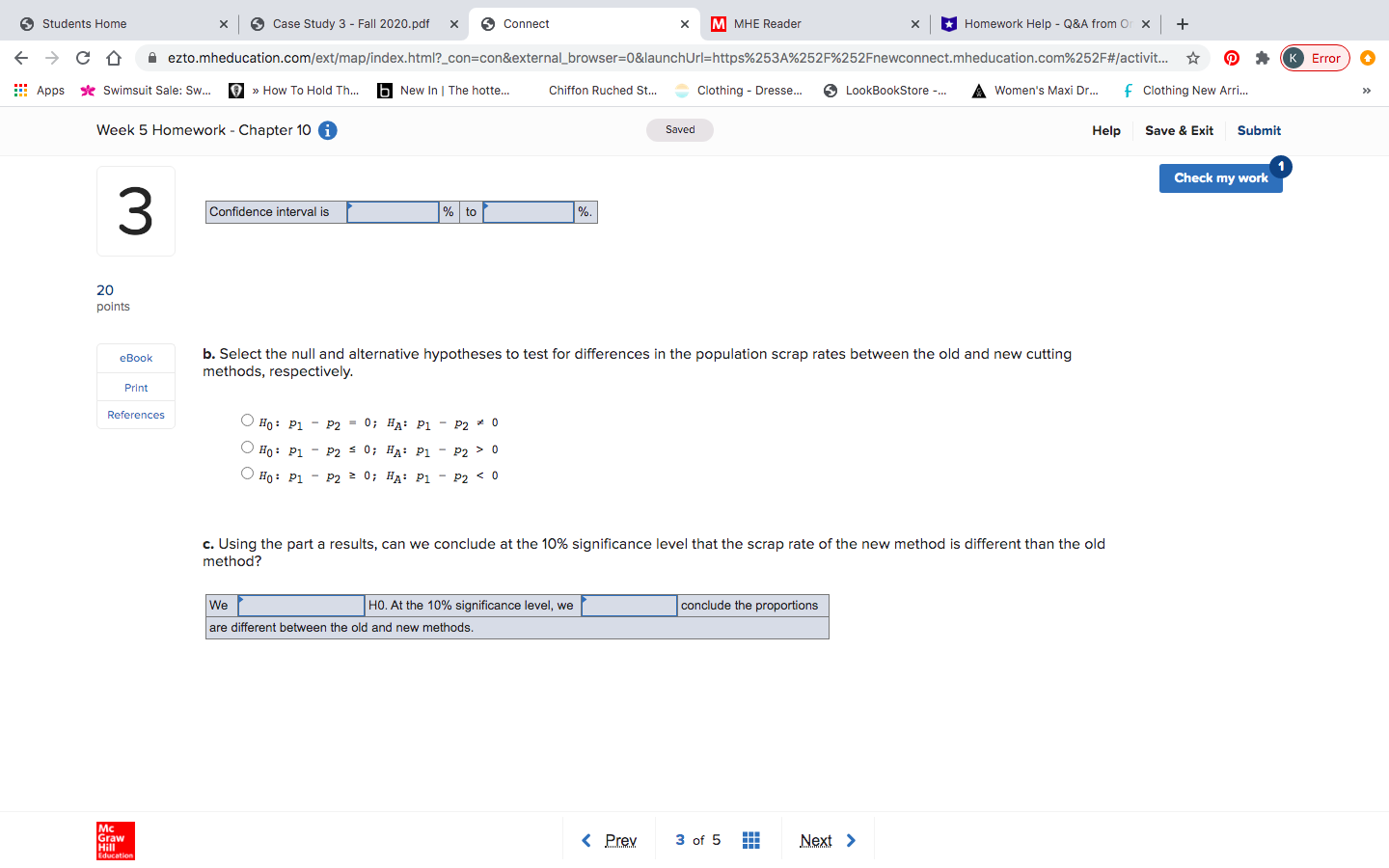 Home X 5 Case Study 3 - Fall 2020.pdf X Connect X