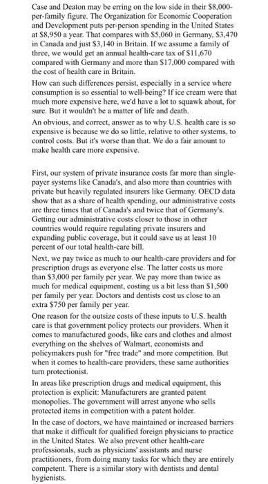 health-care tax One of most enduring, economically and socially damaging, downright frustrating