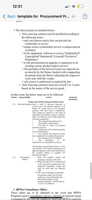 Request PR by the person requesting the item to the Procurement Department