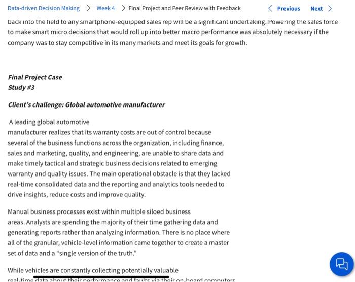 problem. You have two options for selecting your topic. (1) You may